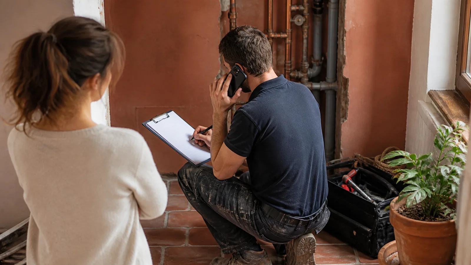 il faut absolument avoir un devis (même au téléphone)