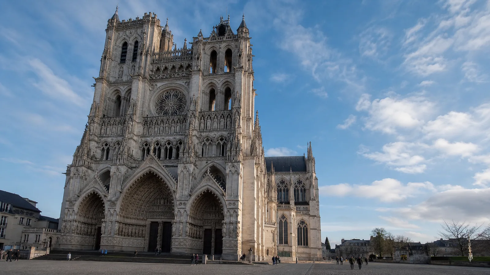 vue de la Cathédrale d'Amiens