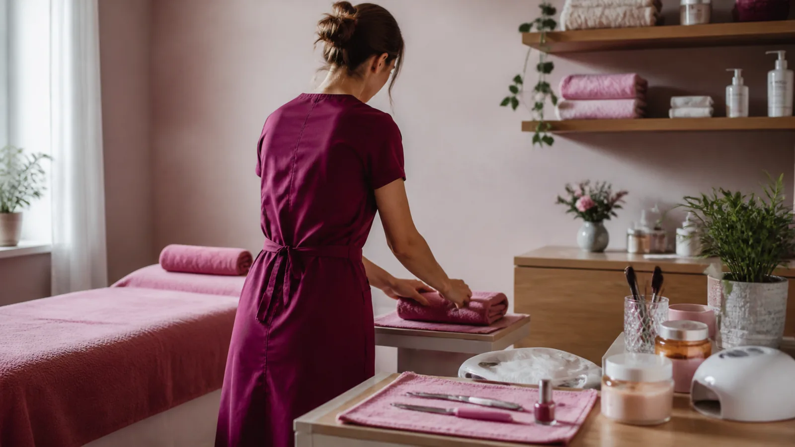 ensemble de services proposes en institut de beauté
