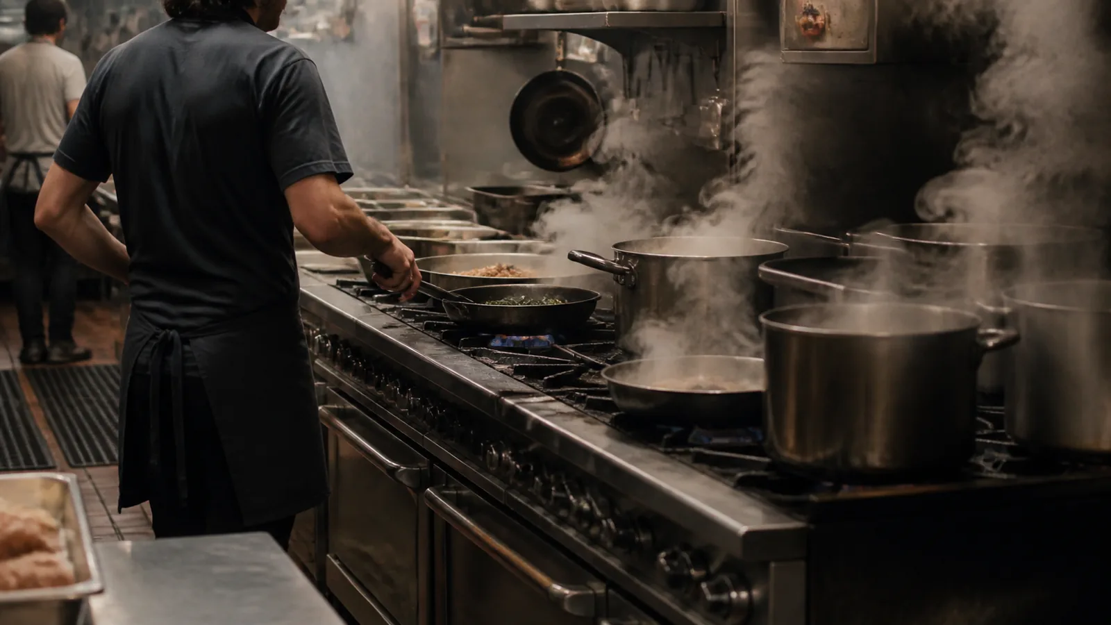 fourneaux de cuisine professionnelle