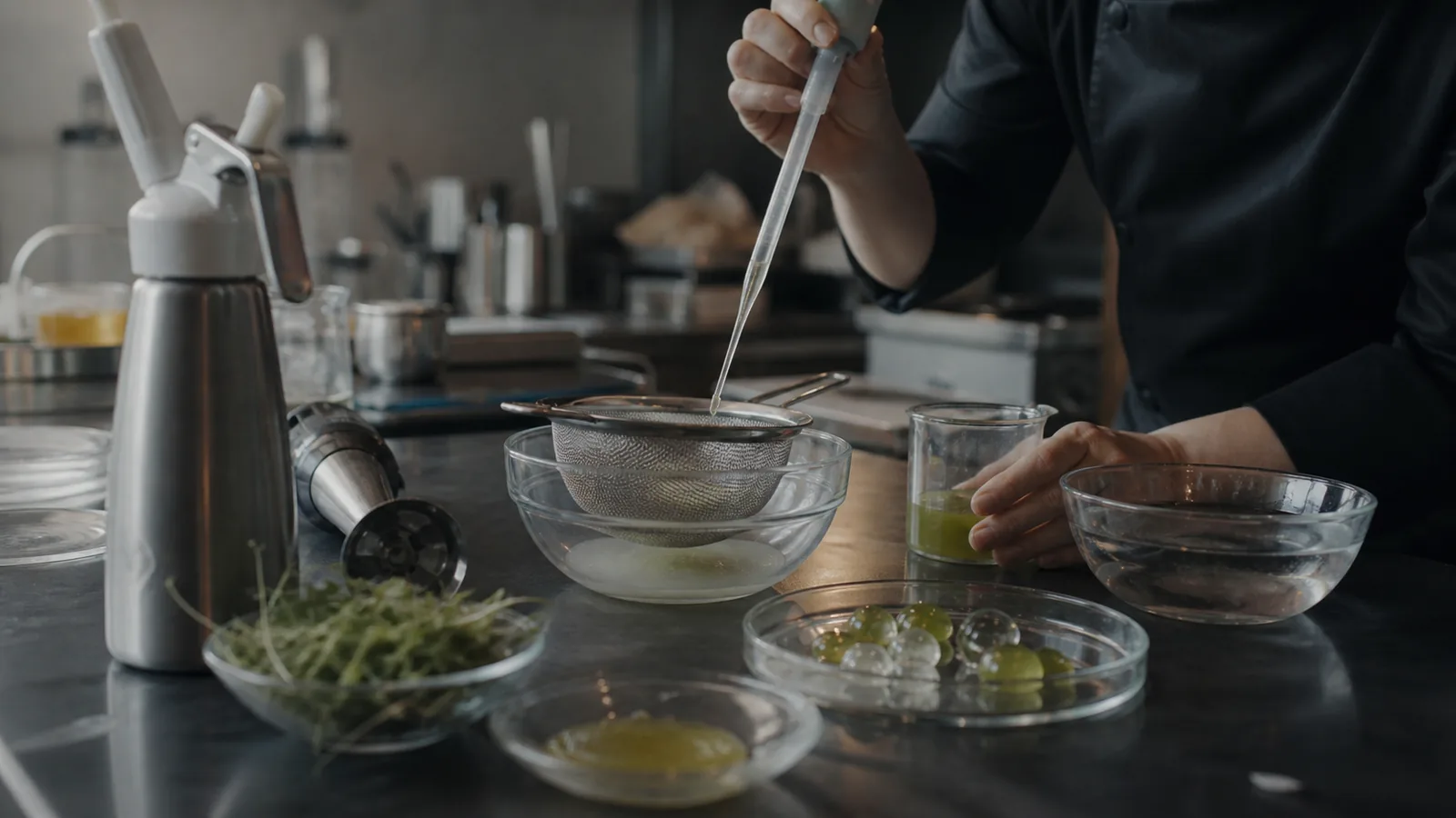 outils et techniques en cuisine moléculaire