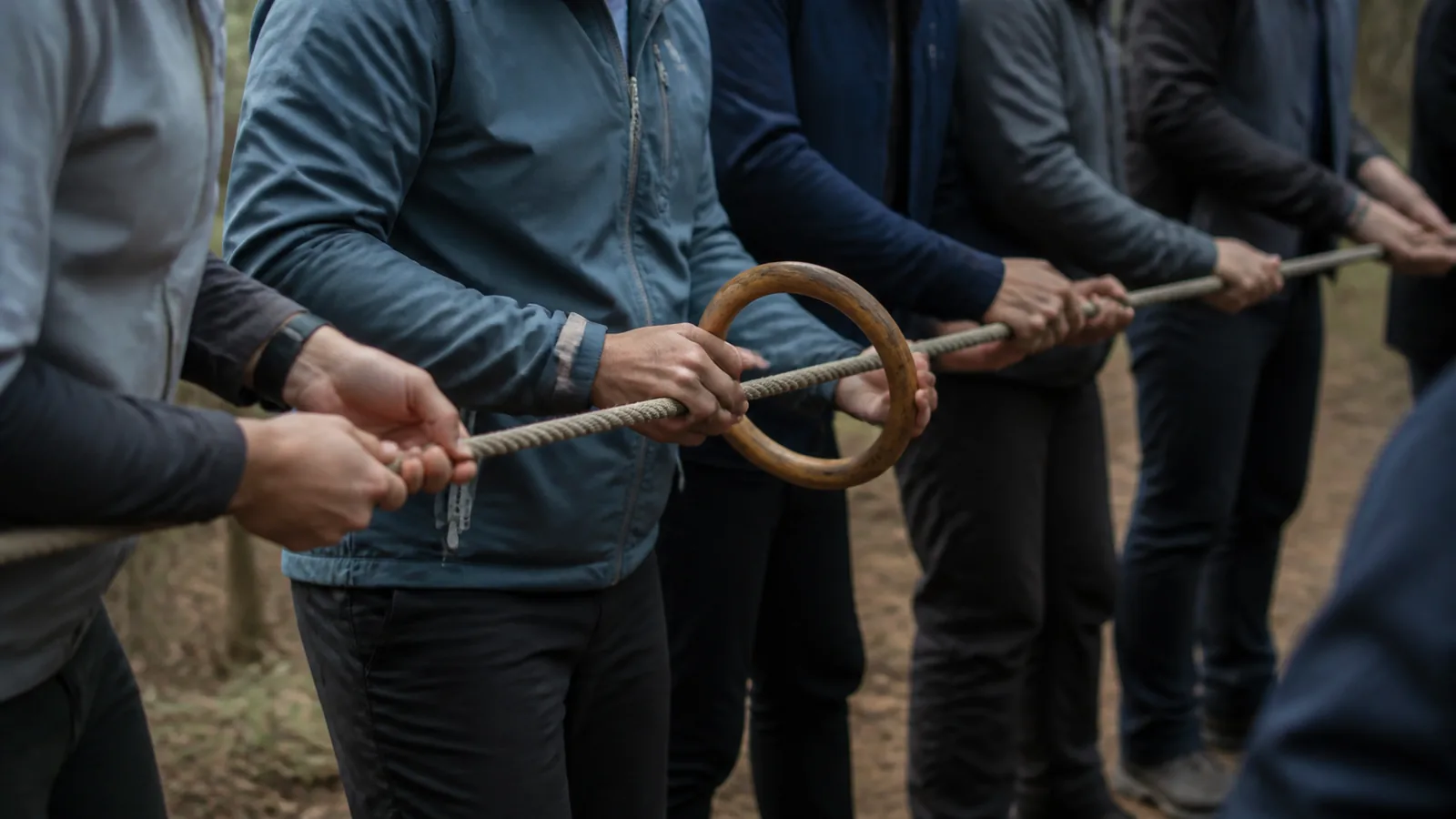 pratique d'activités de cohésion de groupe