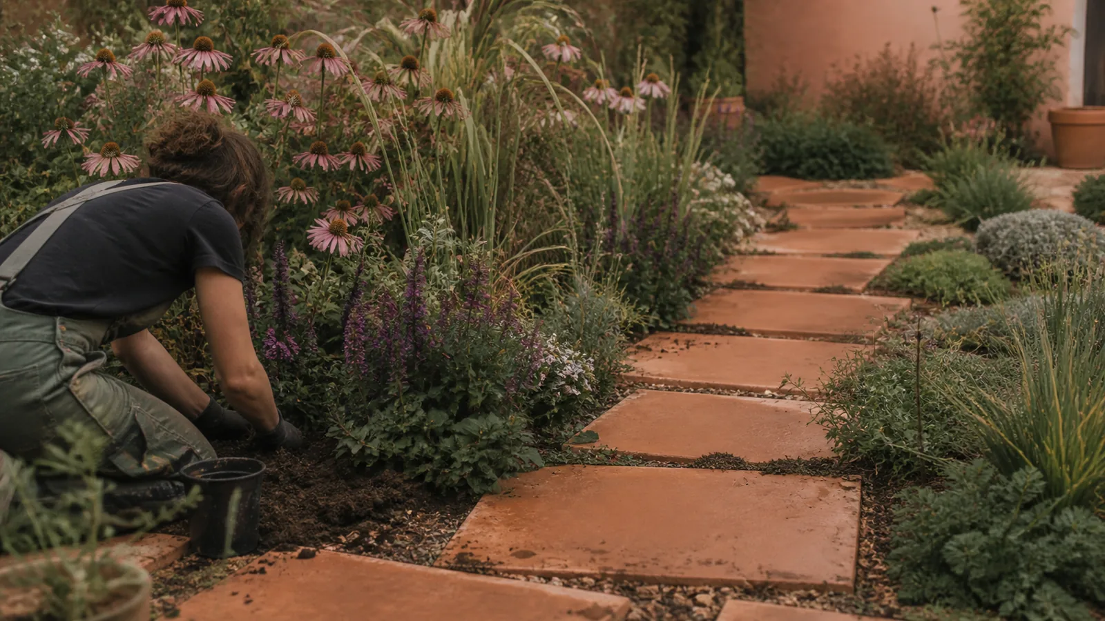 exemple massif de jardin beau