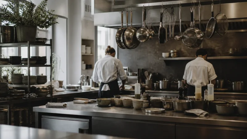 cuisine professionnelle et matériel associé