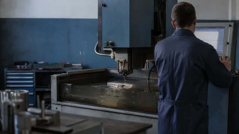 technique de l'électroérosion à fil